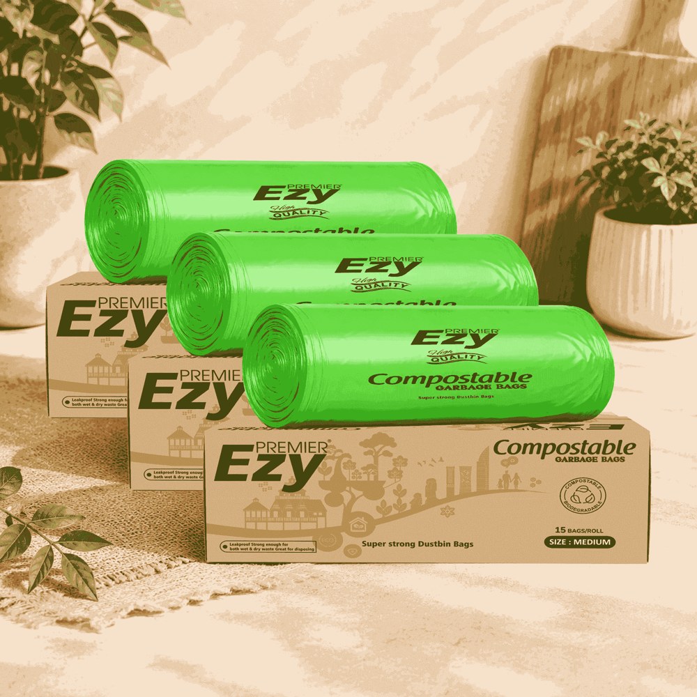 Compostable garbage bags