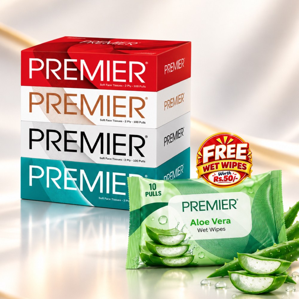 Face tissues and wet wipes