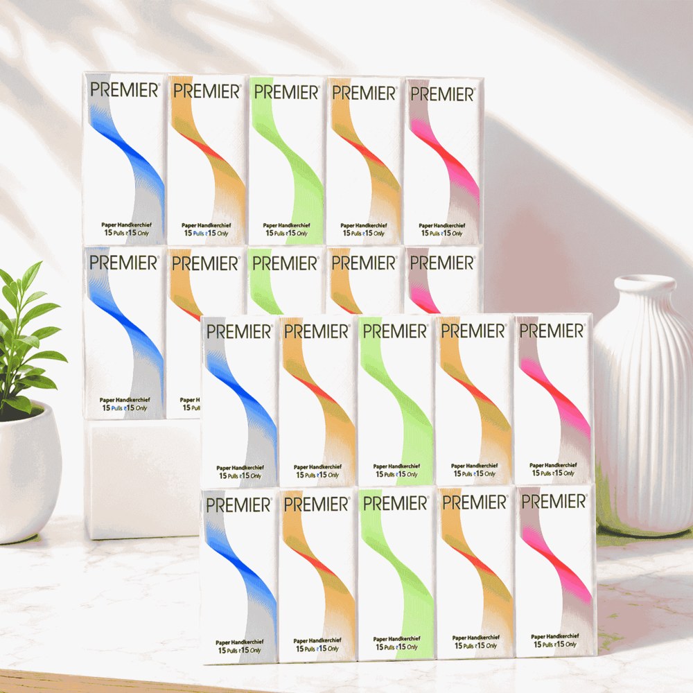 Pocket paper handkerchiefs